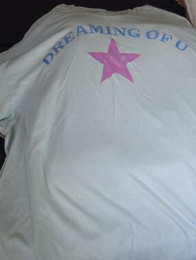 Kids 'Dreaming of U' Light Blue Graphic Tee with Pink Star